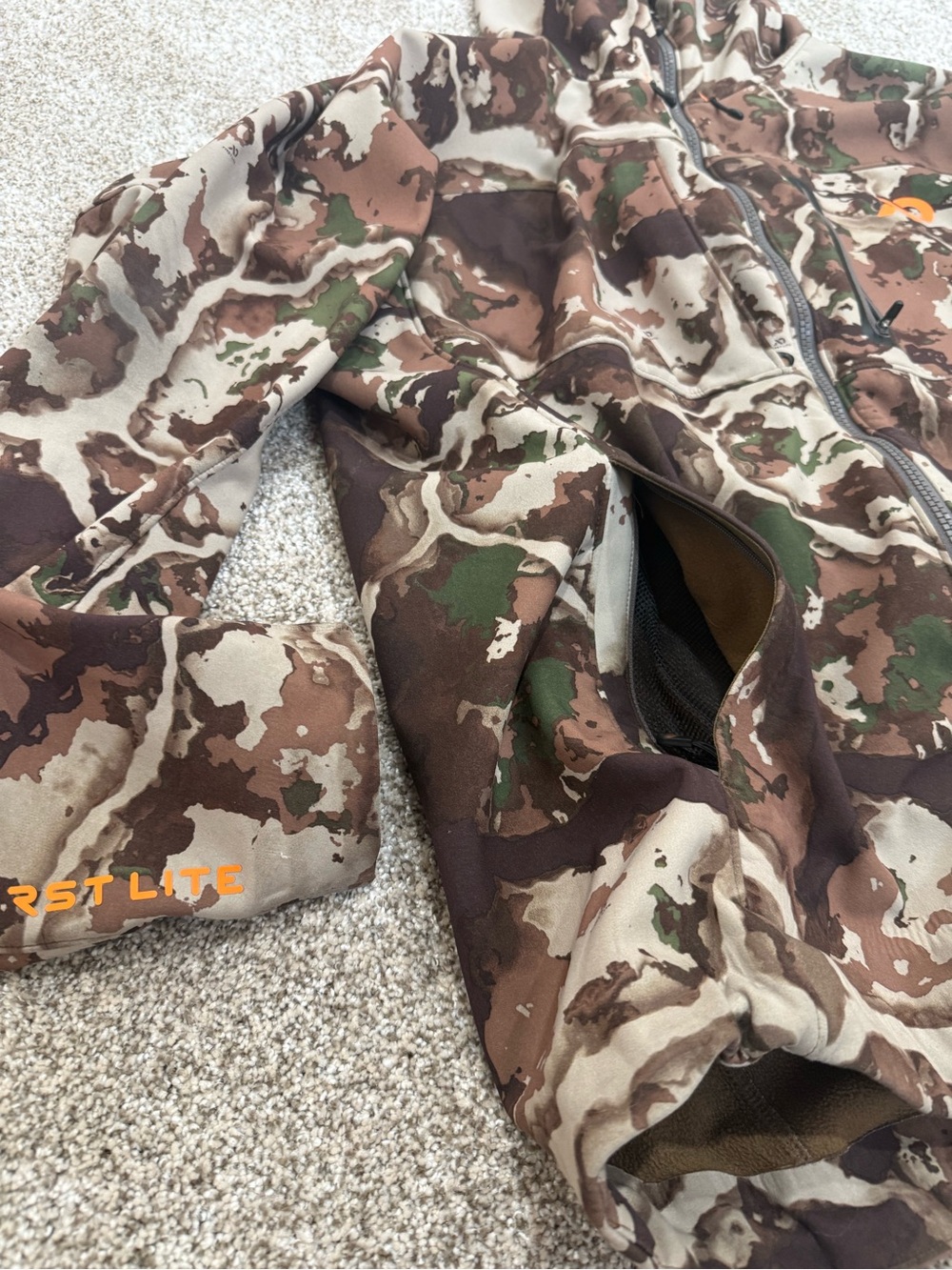 First Lite Catalyst Softshell Jacket- Men’s Large Fusion Camo - Picture 3 of 10